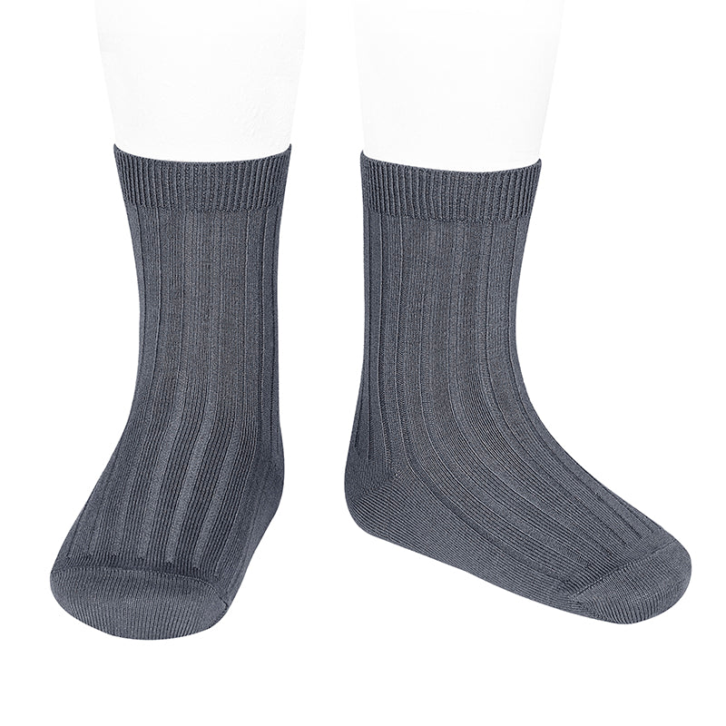 2016/4 Rib Short Socks Sizes 2-4-6 SALE