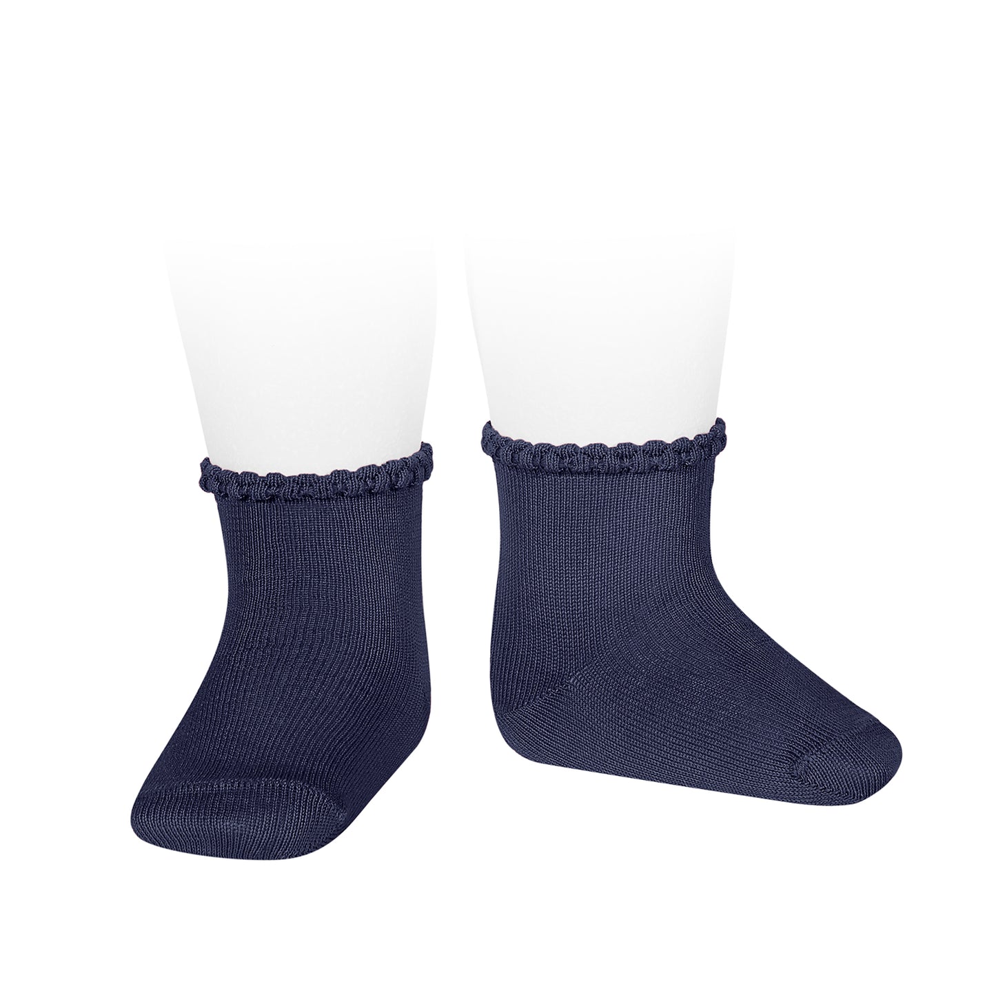 2748/4 Short Sock w Patterned Cuff