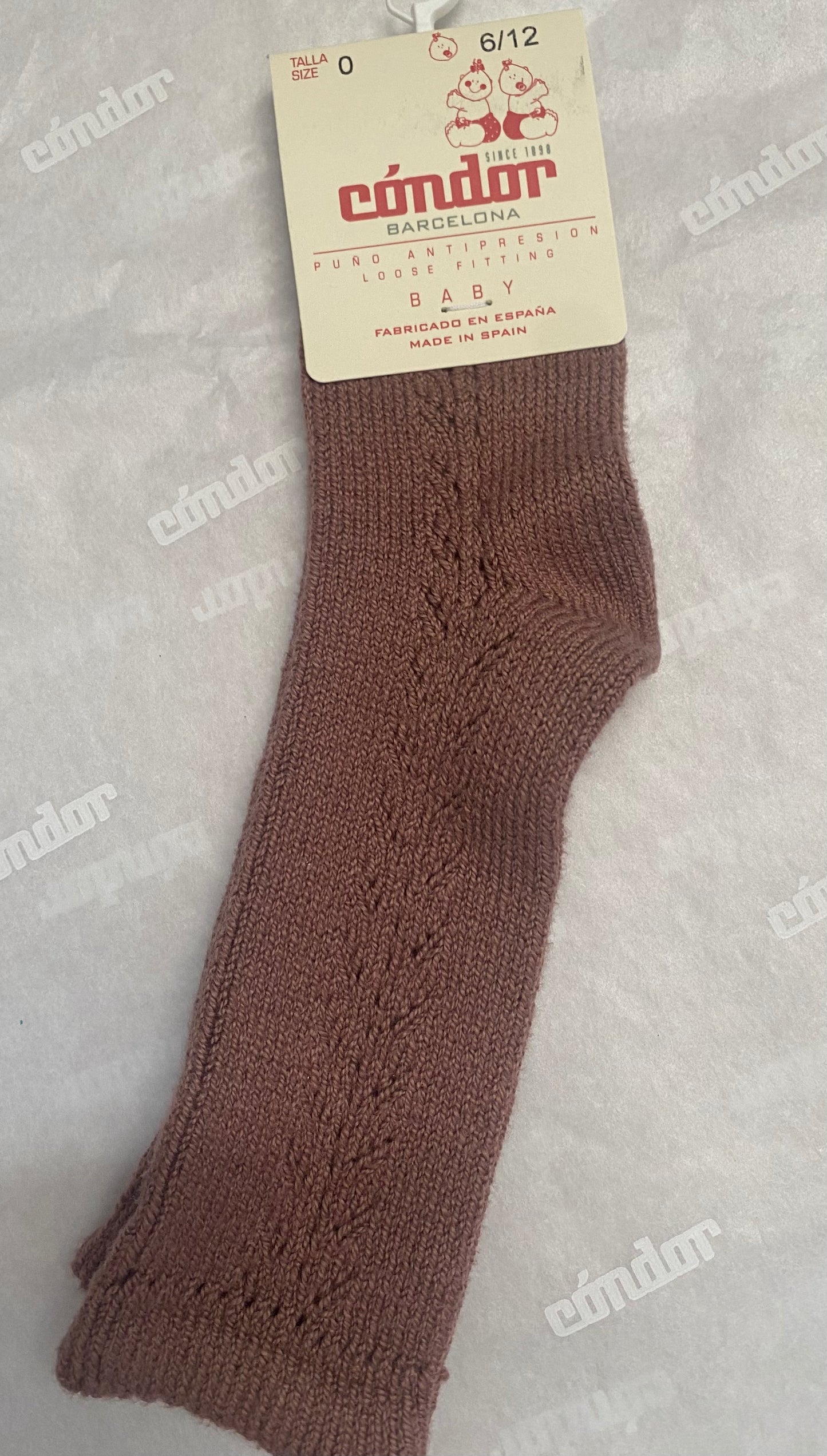 2592/2 Side Openwork Knee High Sock. SALE