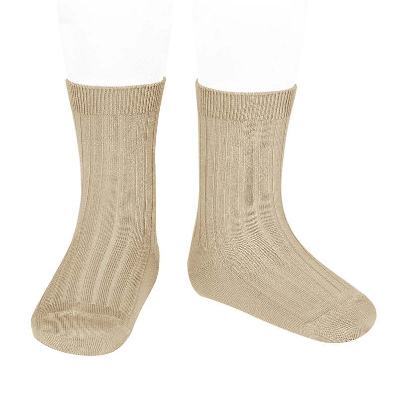 2016/4 Rib Short Socks Sizes 8-10 SALE