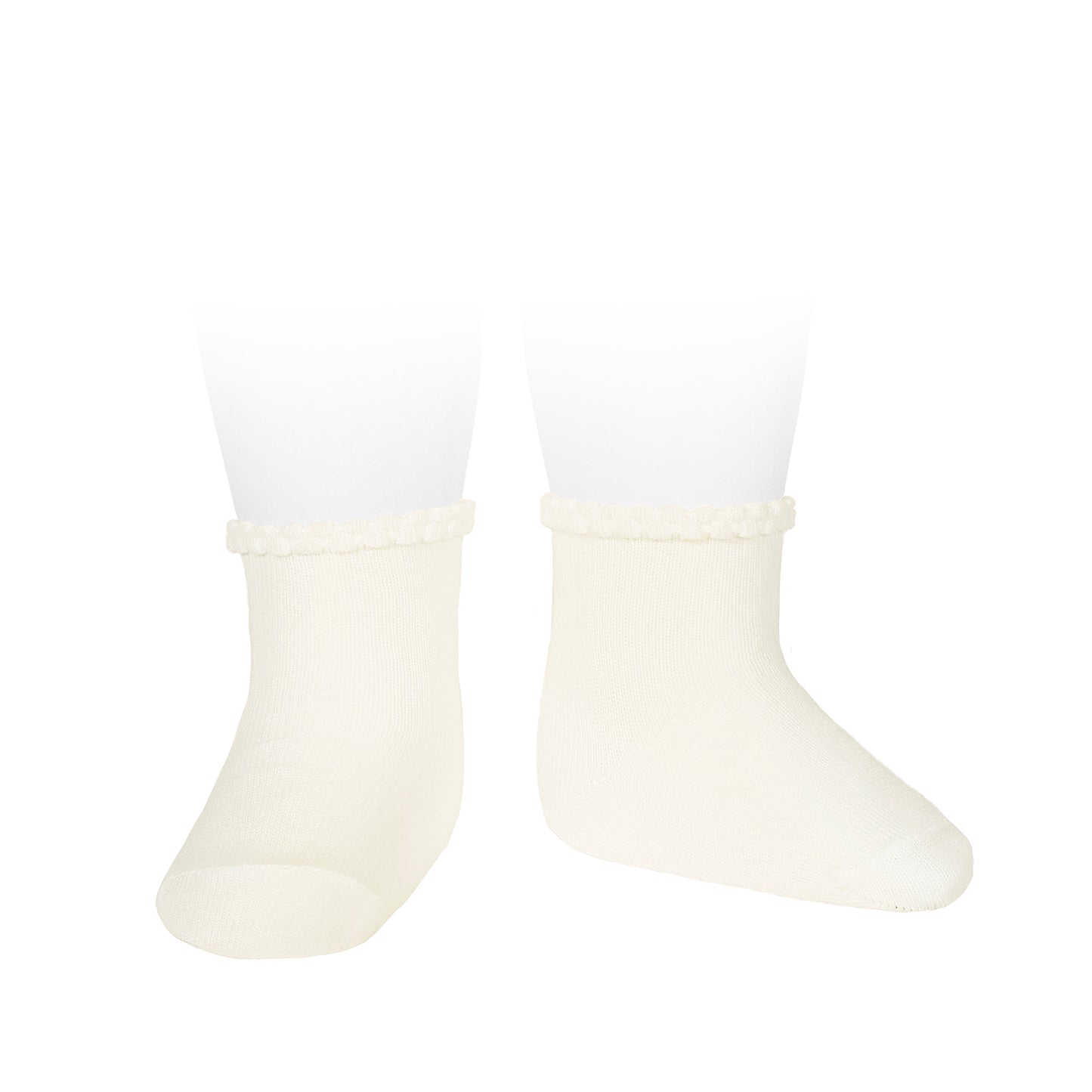 2748/4 Short Sock w Patterned Cuff
